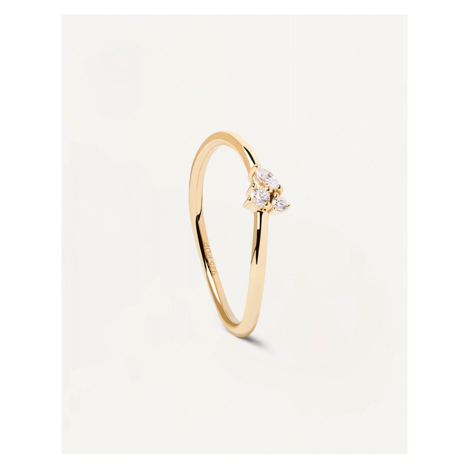 Anillo PDPaola An01-843-14 Dorado Mujer-0