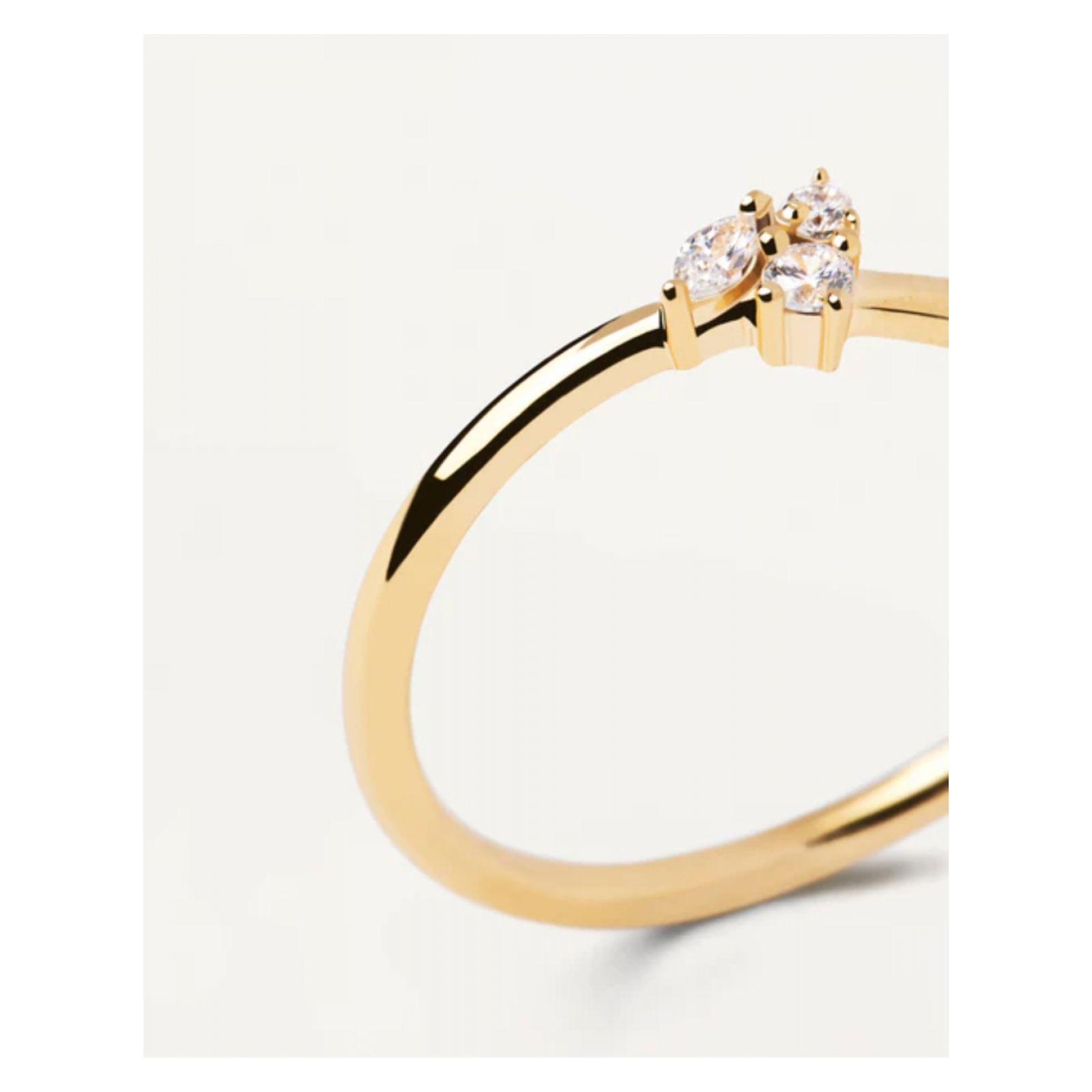 Anillo PDPaola An01-843-14 Dorado Mujer-2