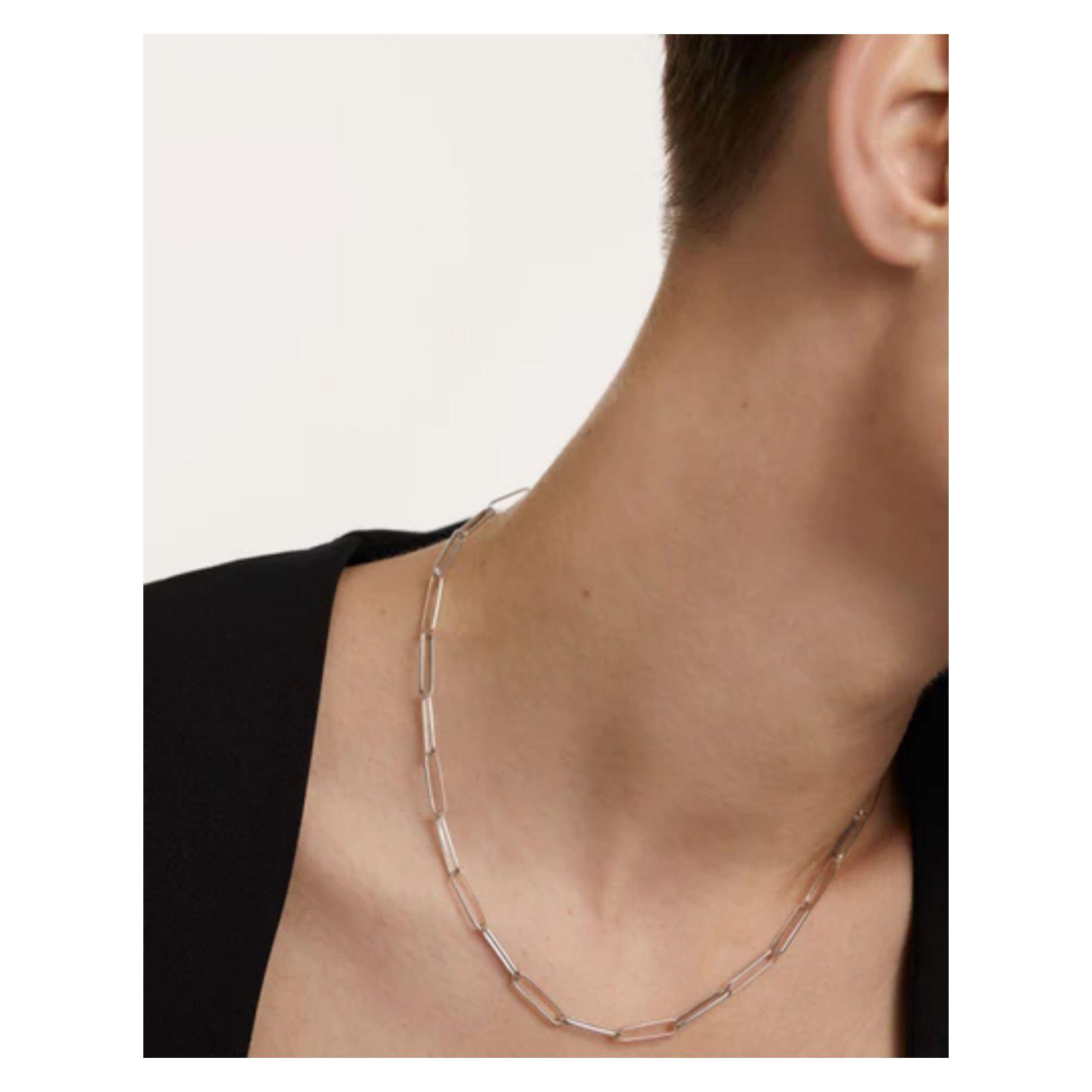 Collar PDPaola Co02-460-U Plateado Mujer-2
