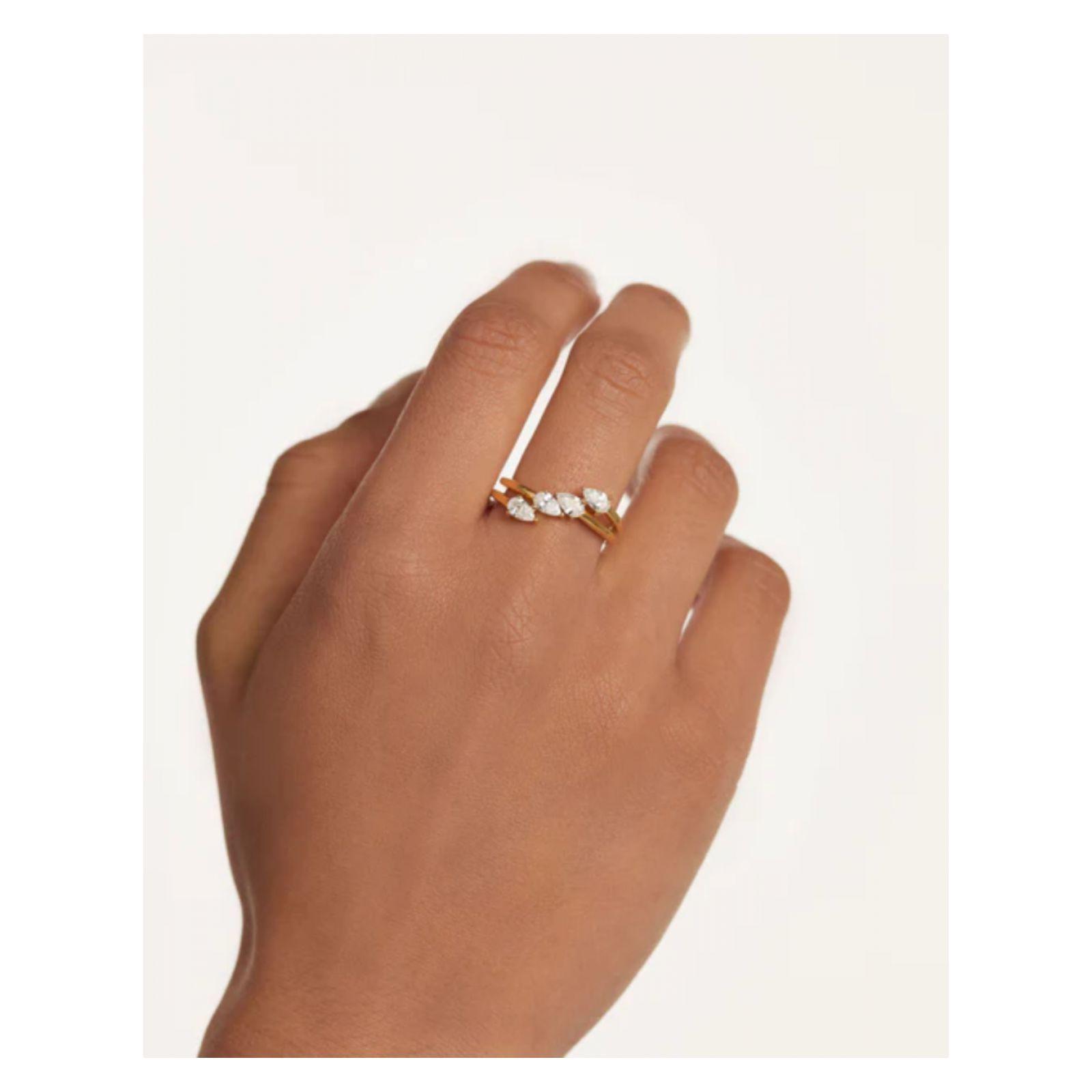 Anillo PDPaola An01-861-10 Dorado Mujer-2