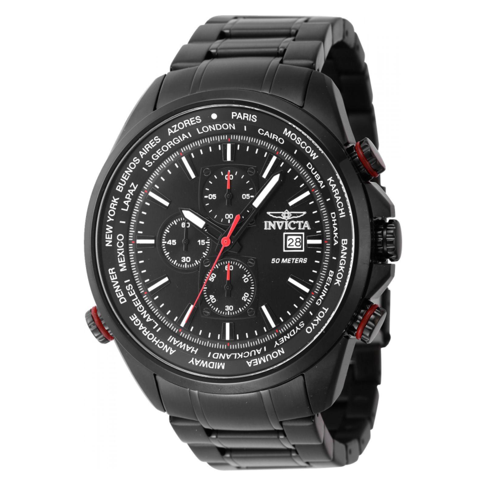Reloj Invicta 47820 Quartz Negro-0