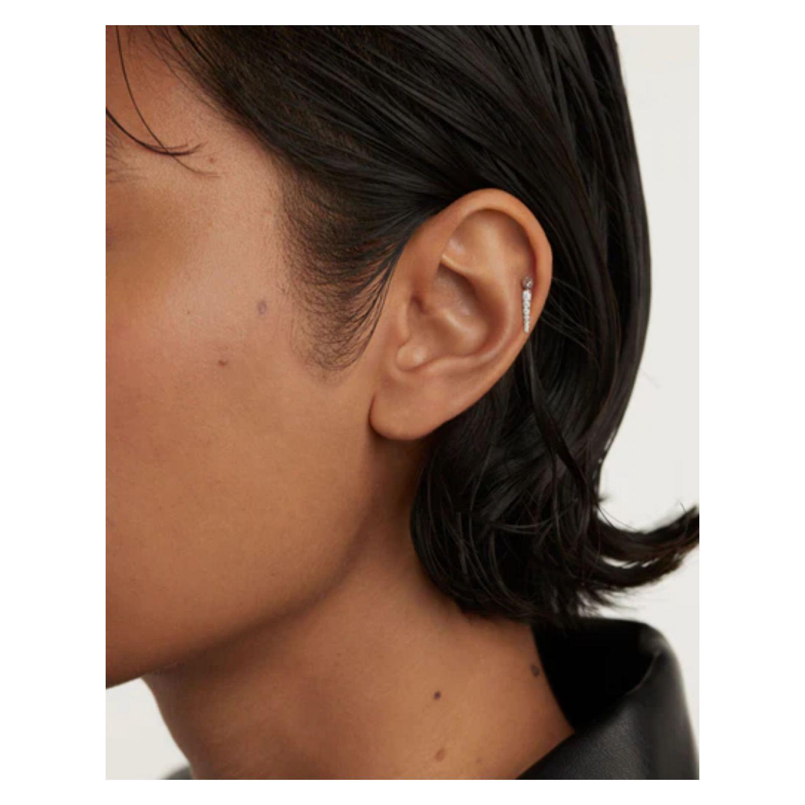 Piercing PDPaola Pg02-726-U Plateado Mujer-1