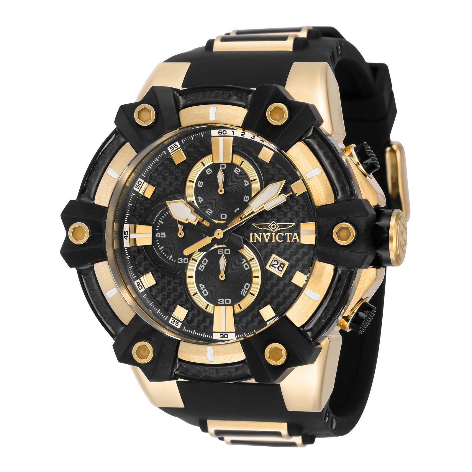Reloj Invicta 37282 Carbon Hawk Quartz Hombre-0