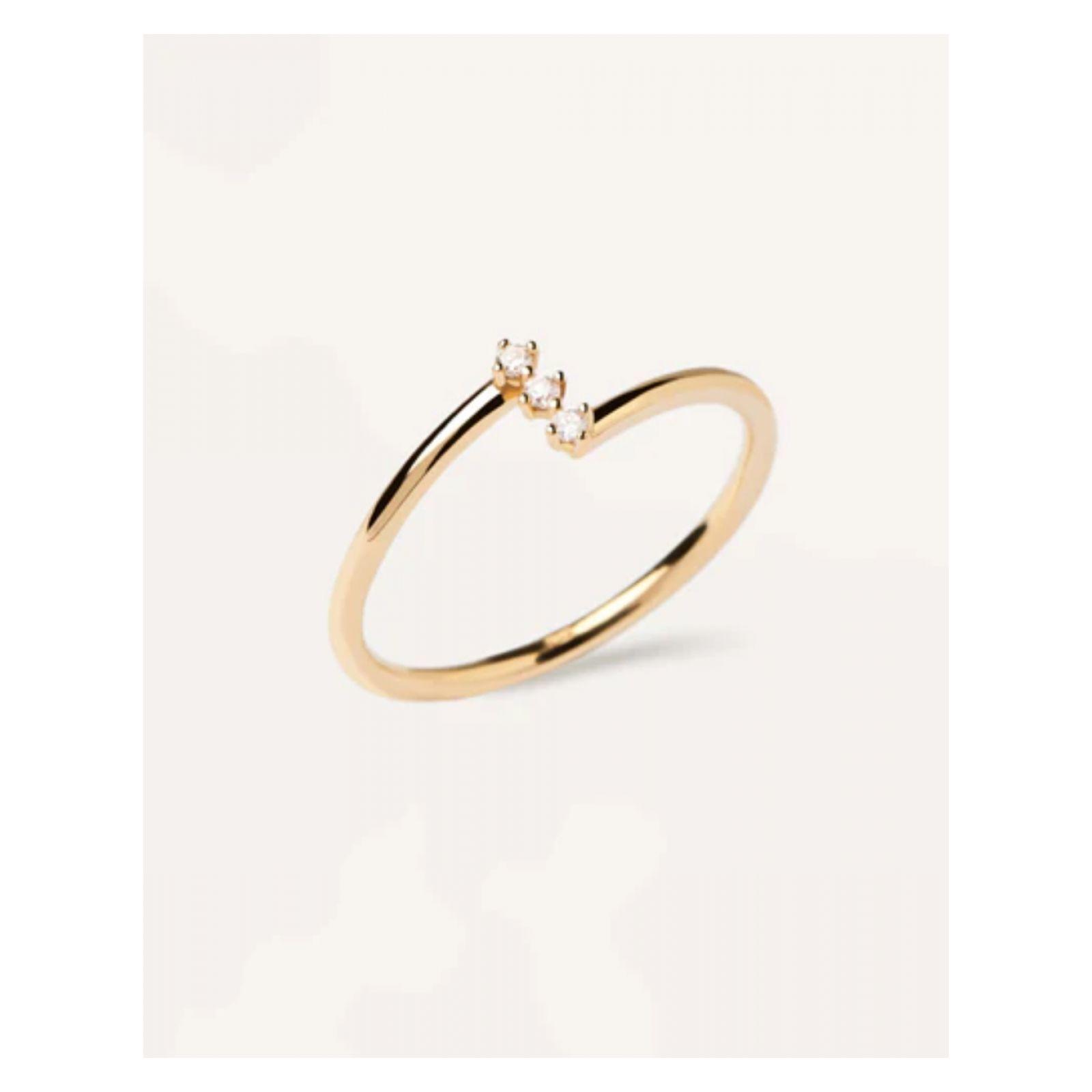 Anillo PDPaola An05-008-13 Dorado Mujer-0