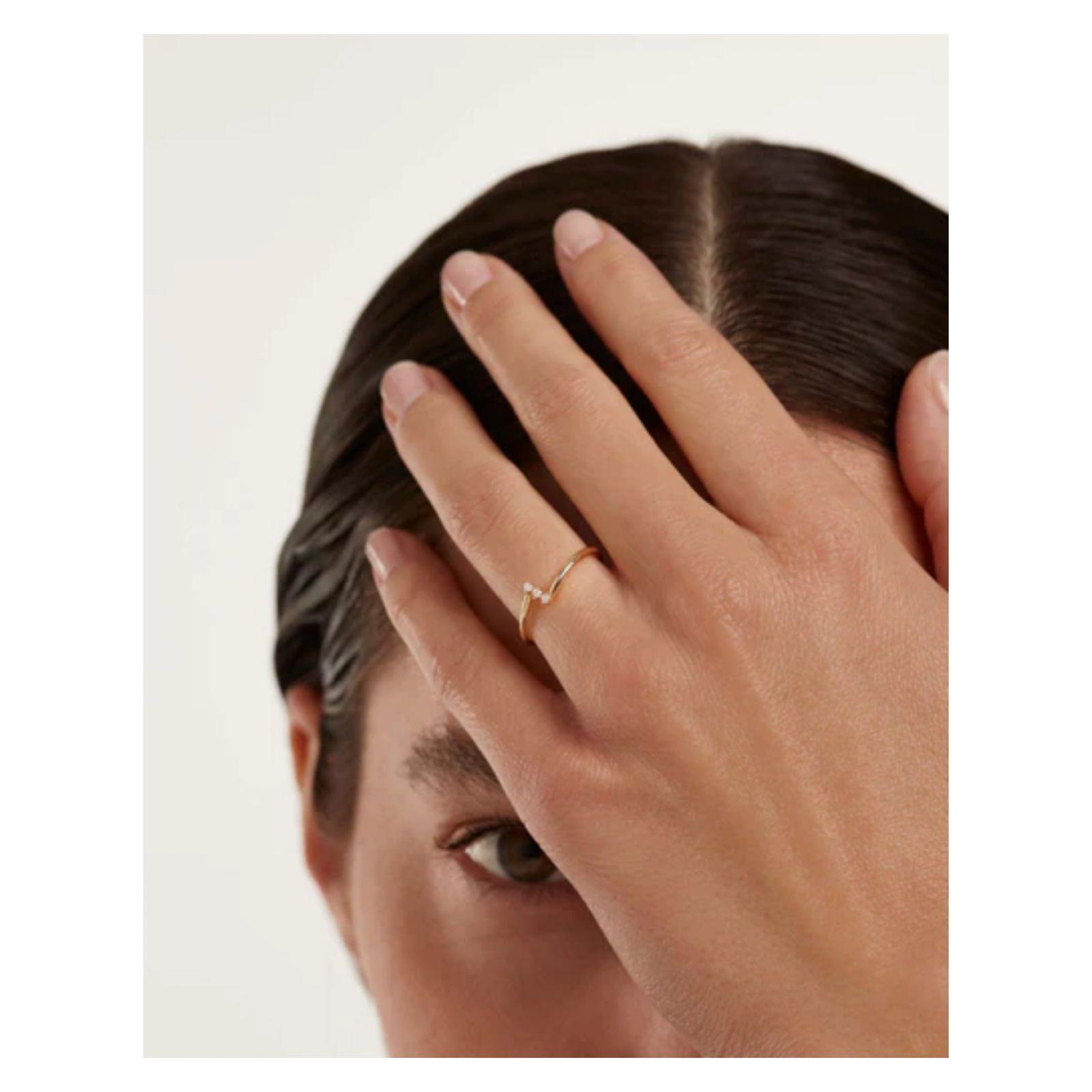 Anillo PDPaola An05-008-13 Dorado Mujer-1