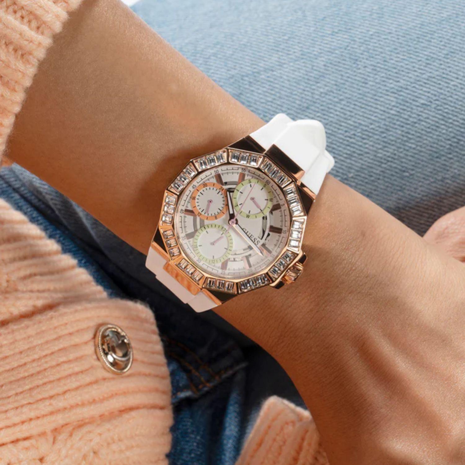 Reloj Guess Gw0695L3 Selene Cuarzo Blanco-3