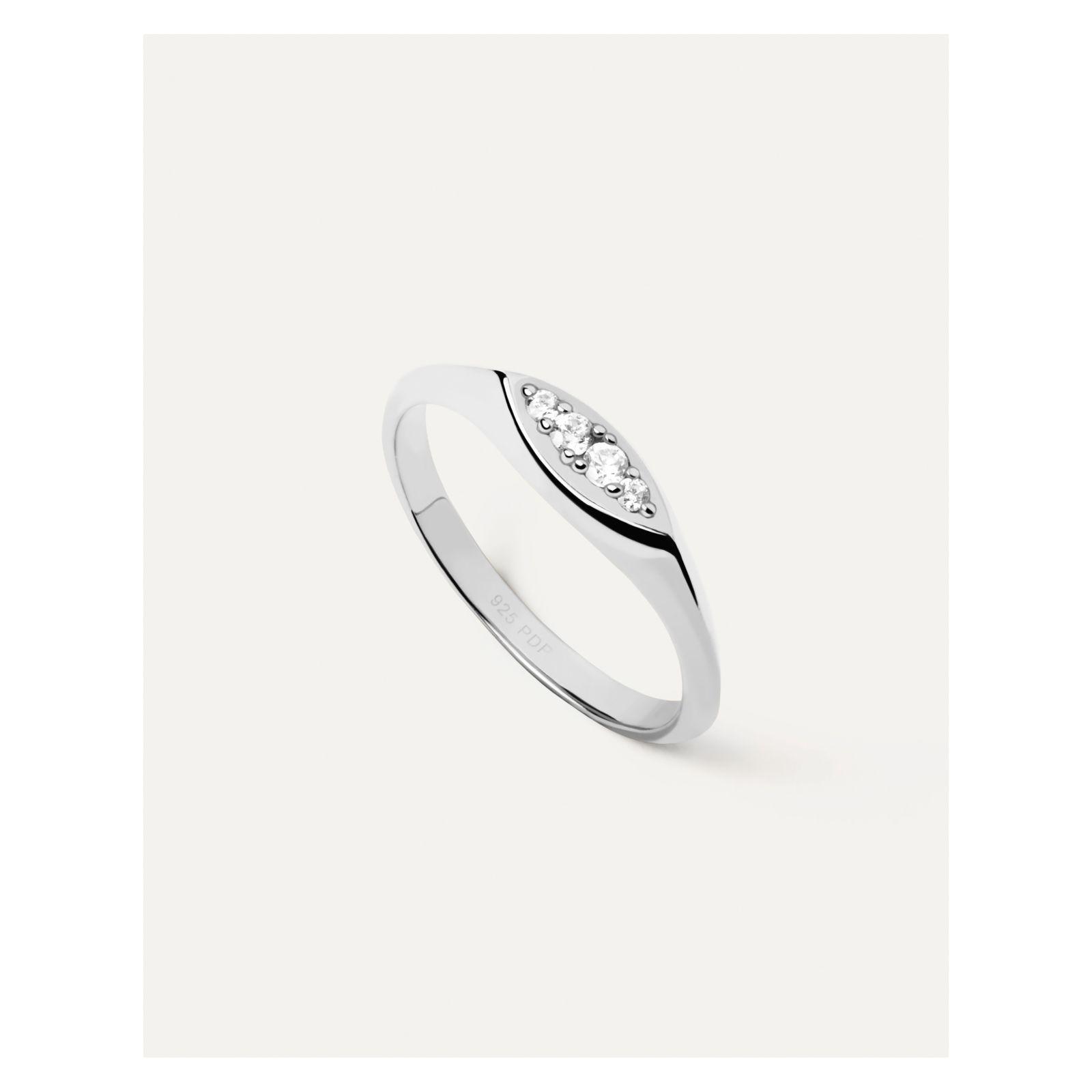 Anillo PDPaola An02-A52-14 Plateado Mujer-0