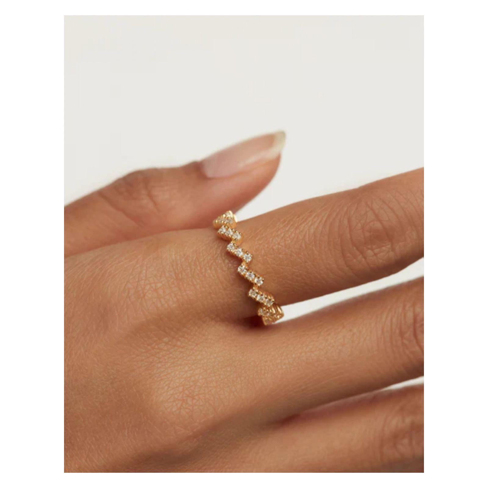 Anillo PDPaola An01-685-10 Dorado Mujer-2