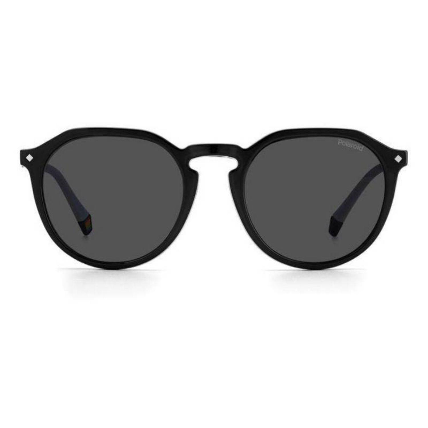Lentes De Sol Polaroid Negras Hexagonales-1