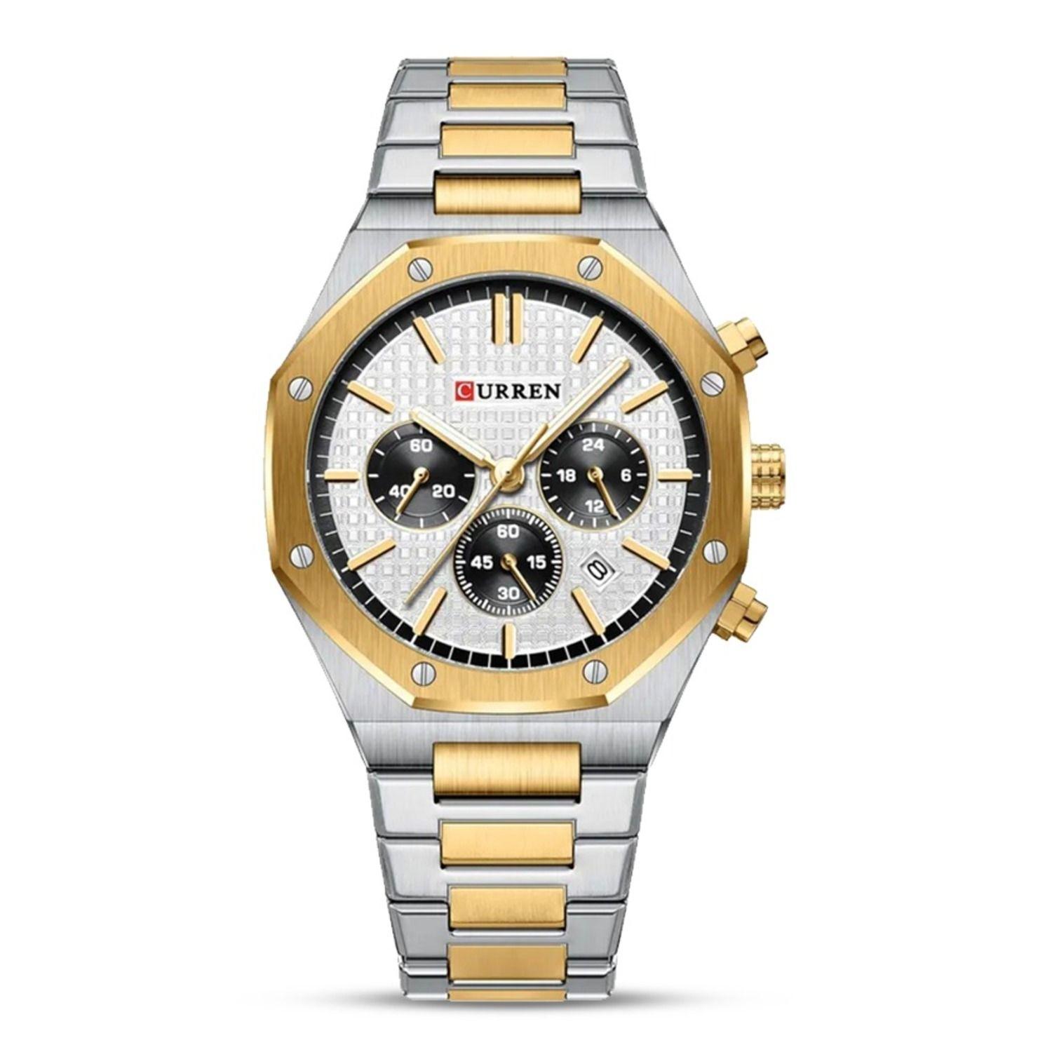 Reloj Curren KRED8403 Cuarzo Plata-2