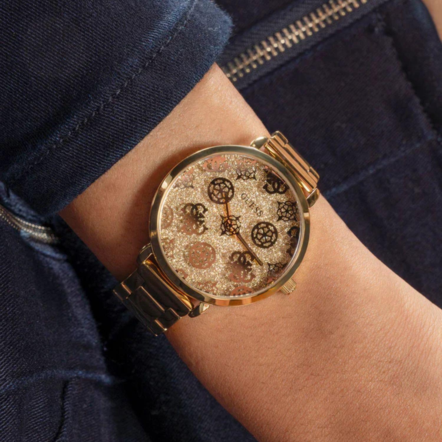 Reloj Guess Gw0670L2 Sugarplum Cuarzo Dorado-3