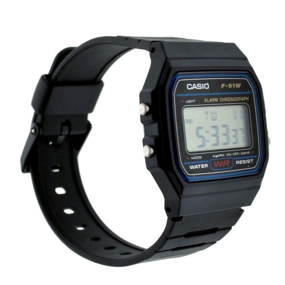 Reloj Casio F-91W-1D Hombre-0