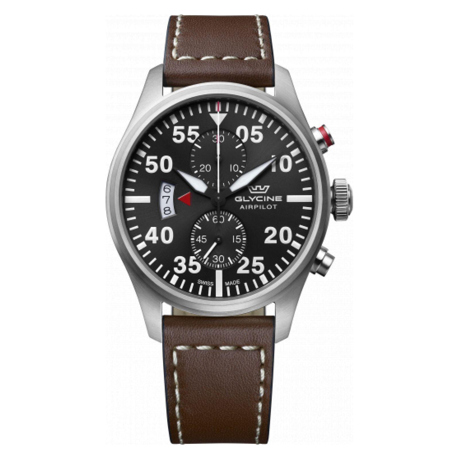 Reloj Hombre Glycine Airpilot Gl0358 Suizo-1