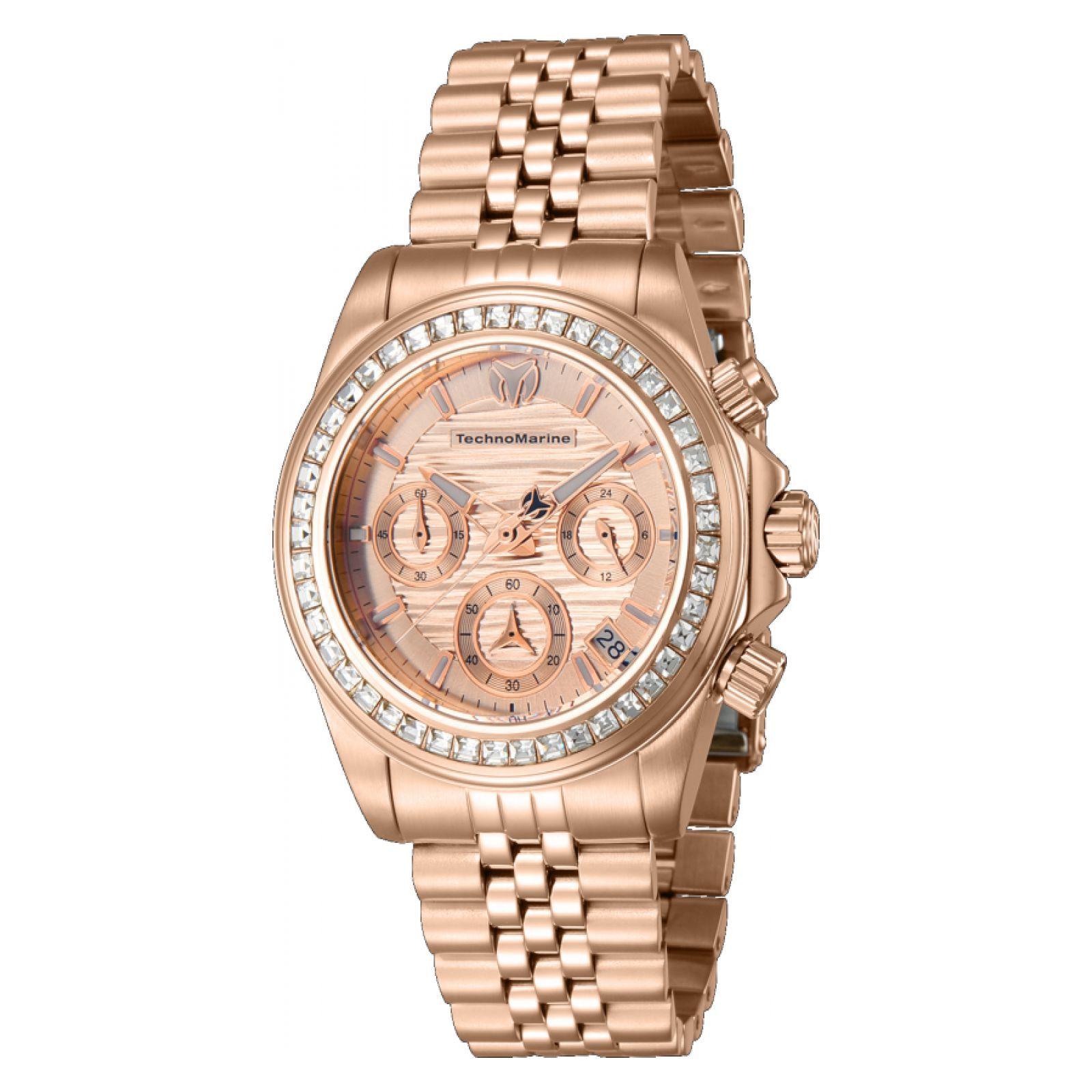 Reloj Technomarine TM-222056 Rose Gold Mujer Quartz-0