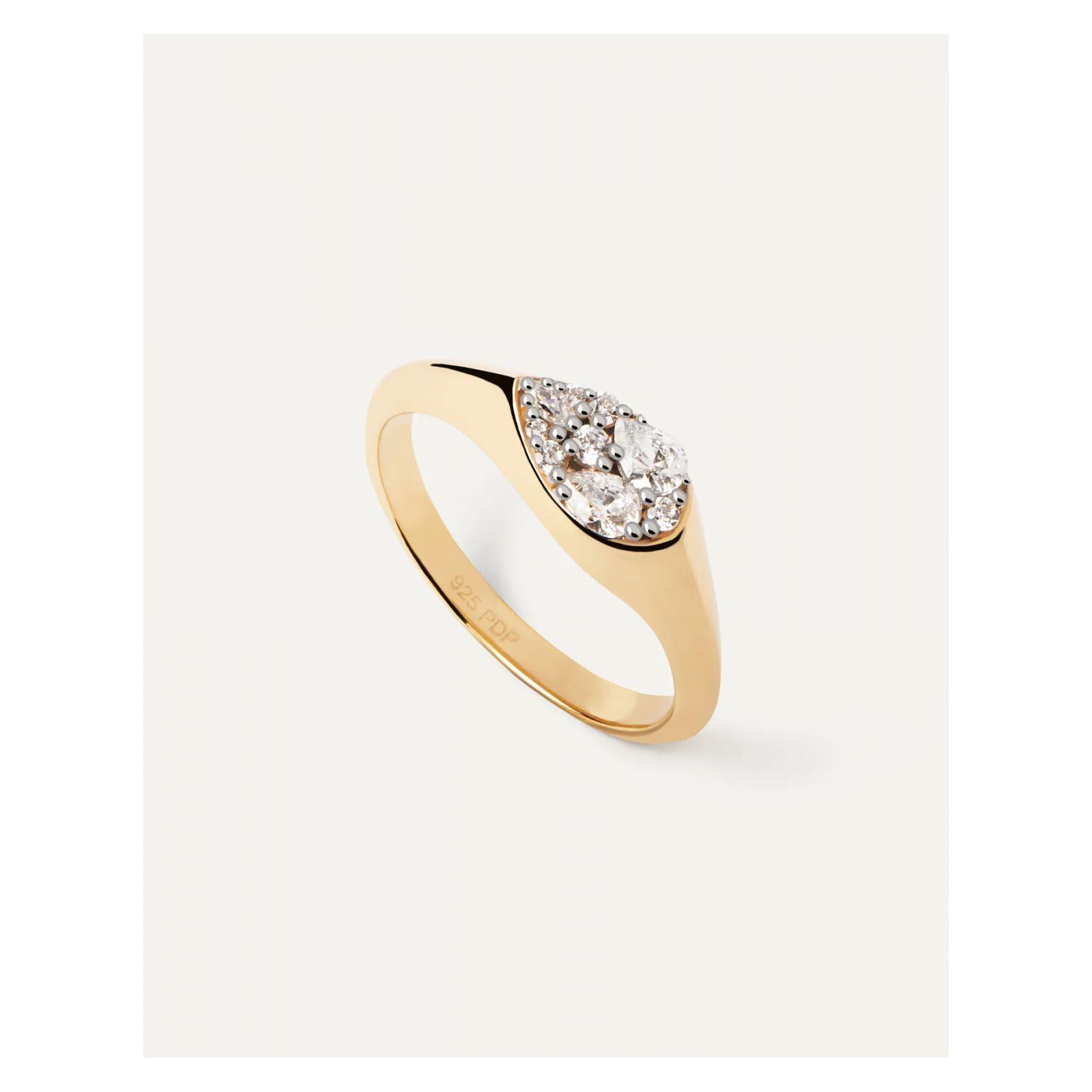 Anillo PDPaola An01-A51-14 Dorado Mujer-1