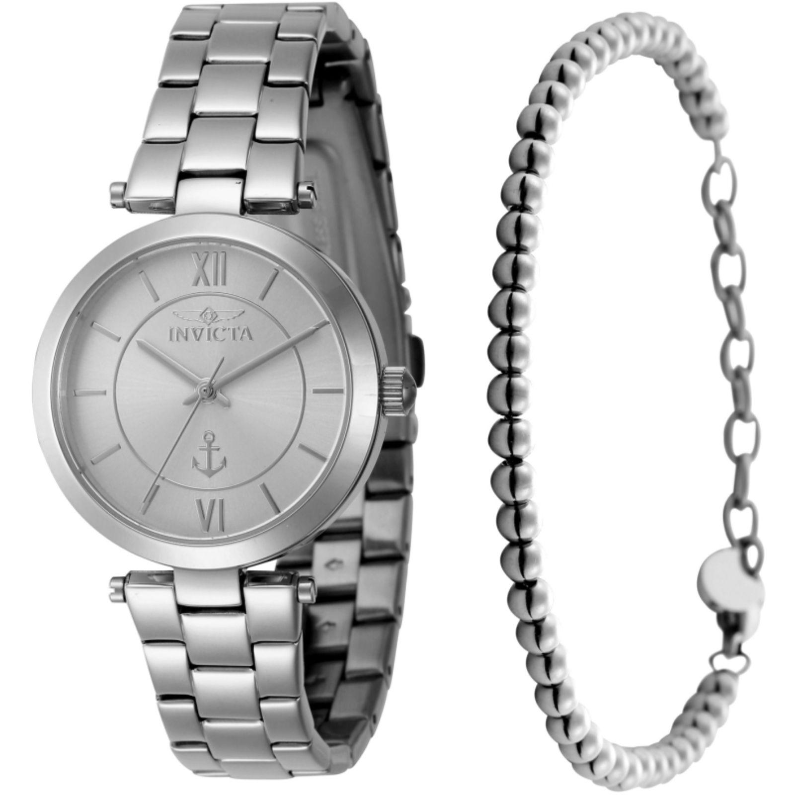 Reloj invicta 47261 Ocean Voyage Quartz Plata-0