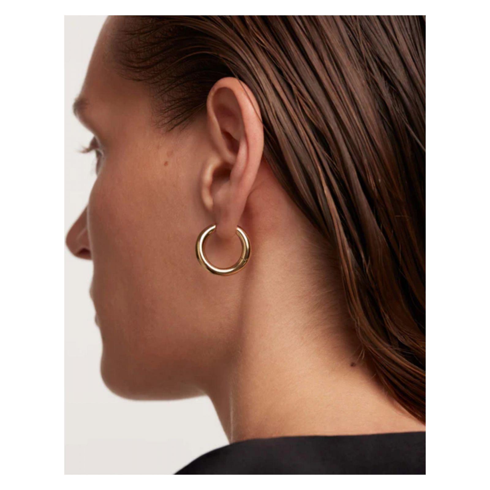 Aretes PDPaola Ar01-473-U Plateado Mujer-1