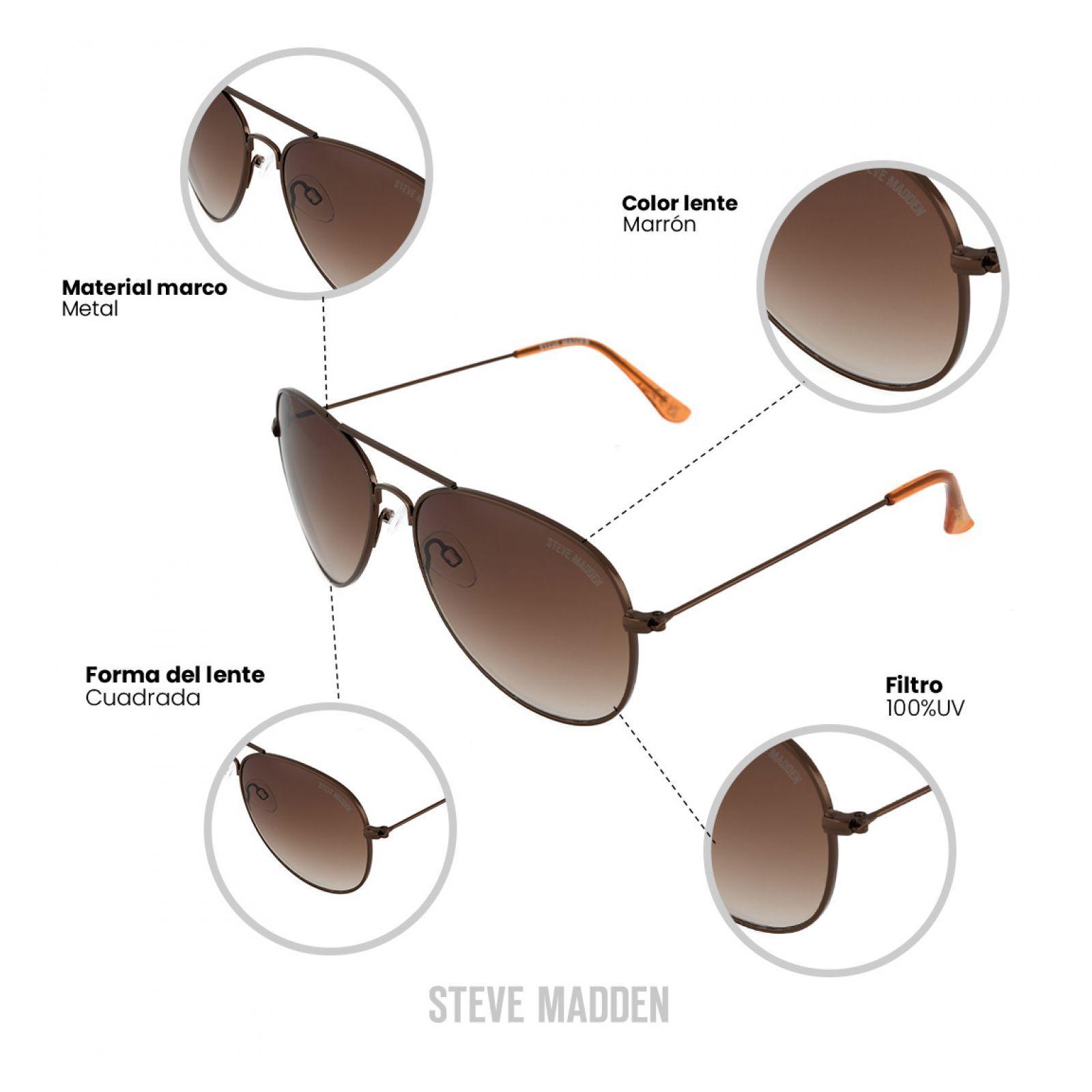 Lentes de Sol Steve Madden X17096 Outlook Unisex-2