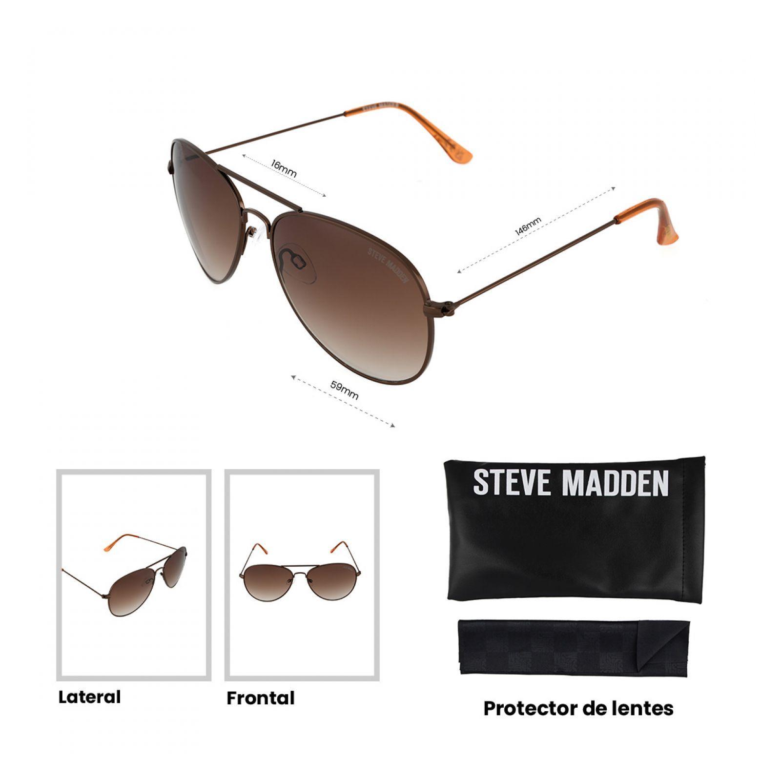 Lentes de Sol Steve Madden X17096 Outlook Unisex-3