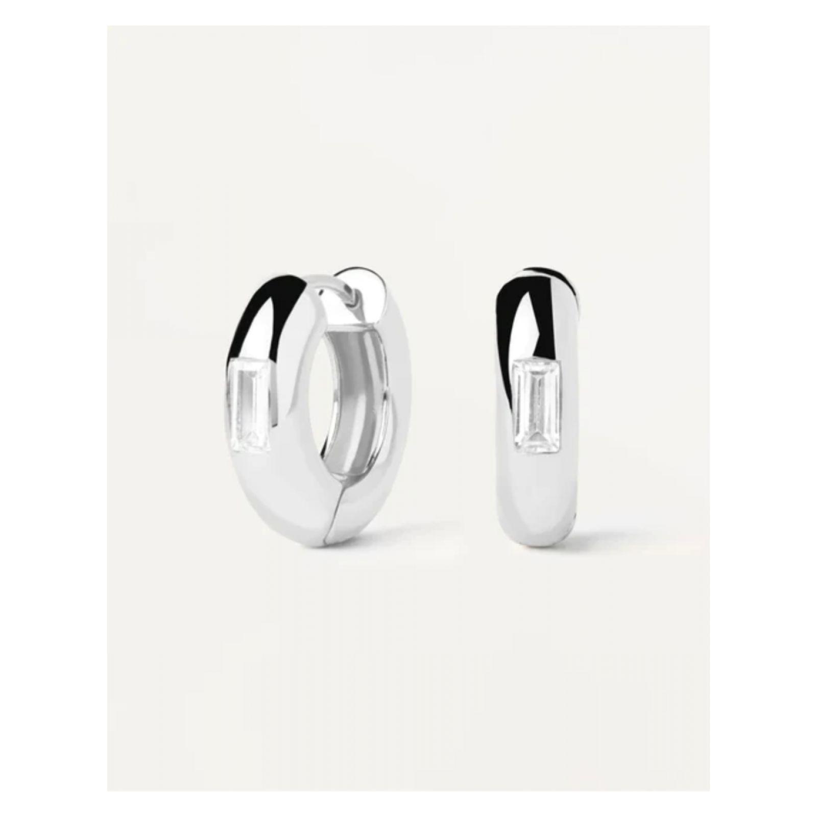 Aretes PDPaola Ar02-913-U Plateado Mujer-0