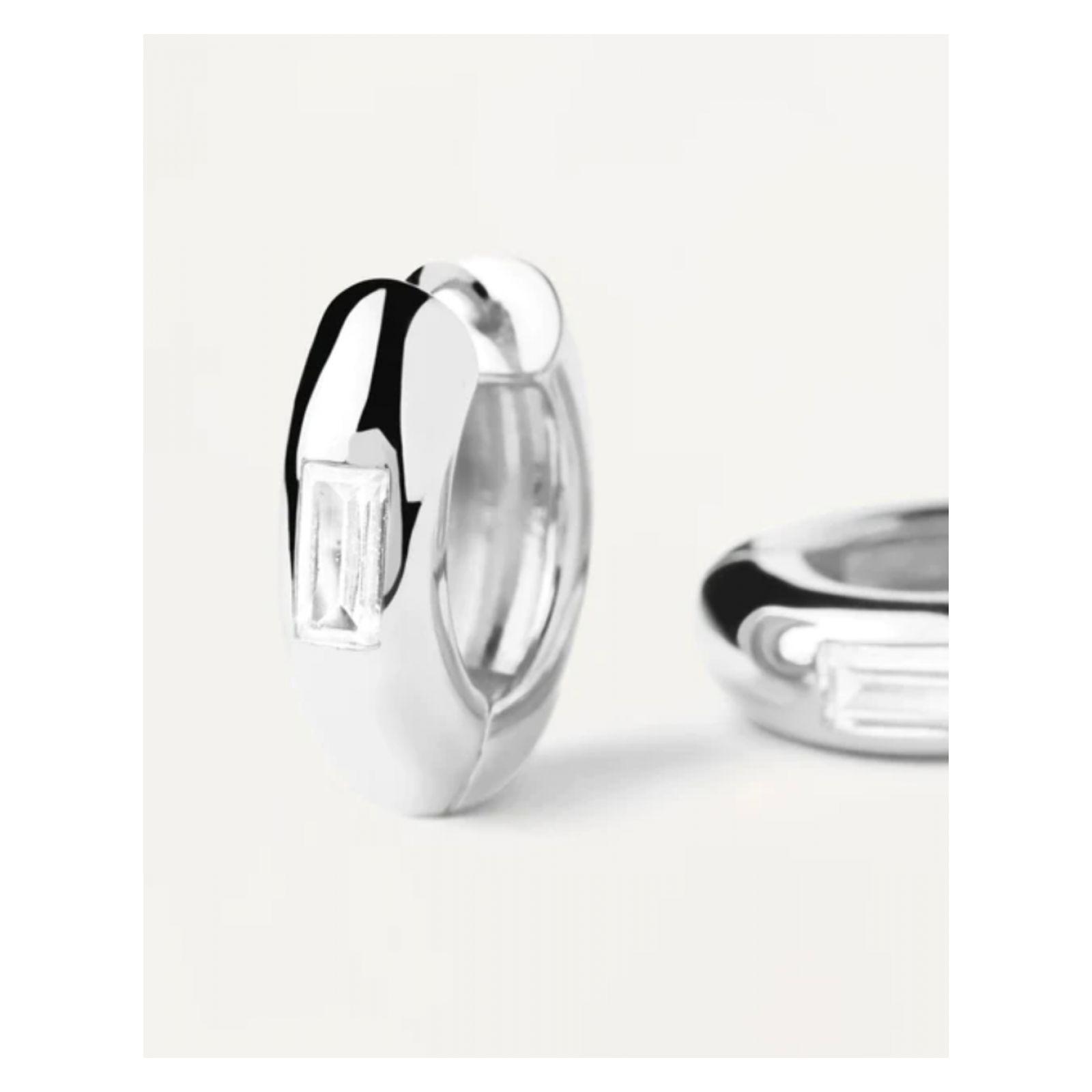 Aretes PDPaola Ar02-913-U Plateado Mujer-3