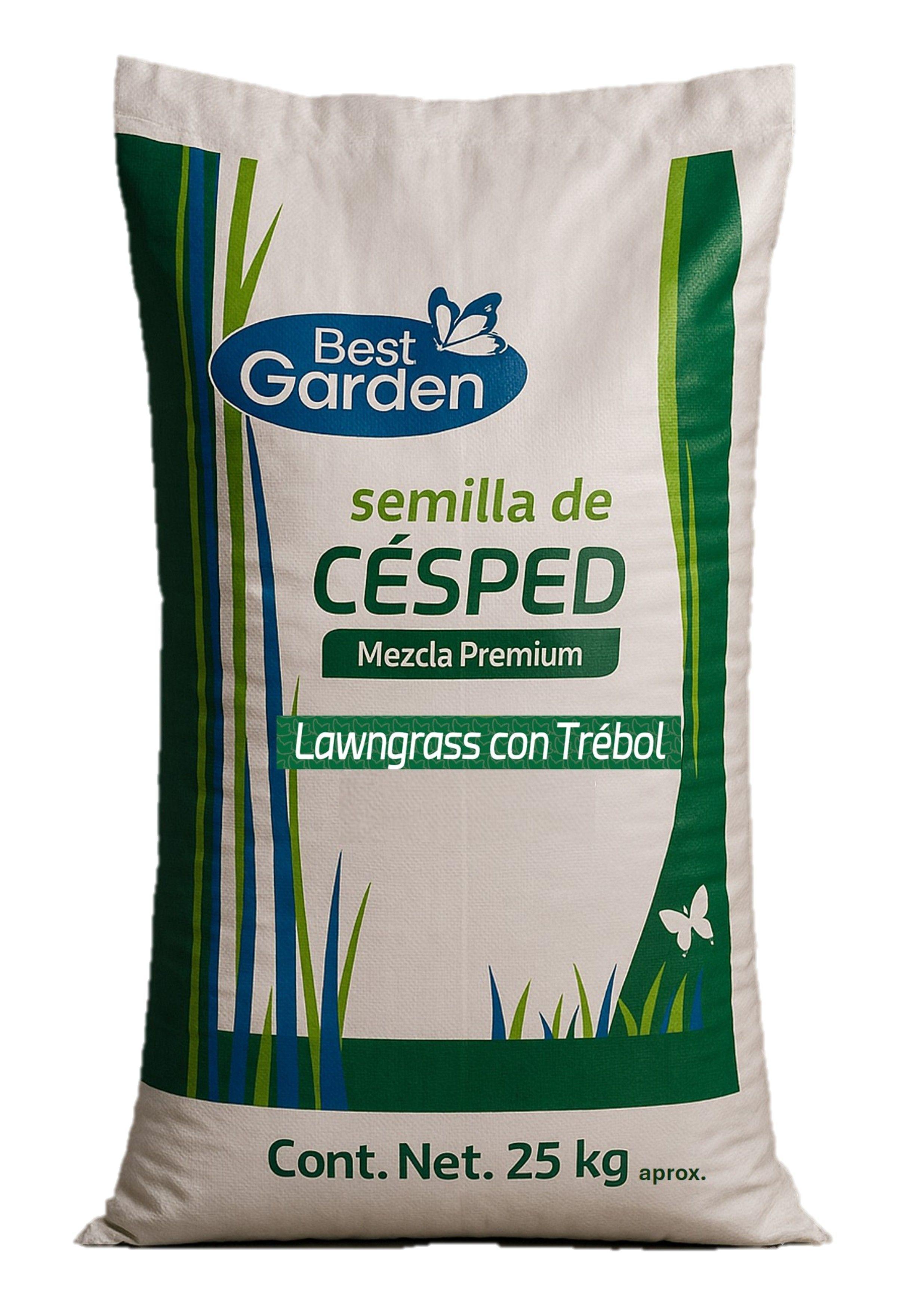 Semilla De C sped Lawngrass con tr bol Premium 25kg Best Garden-0