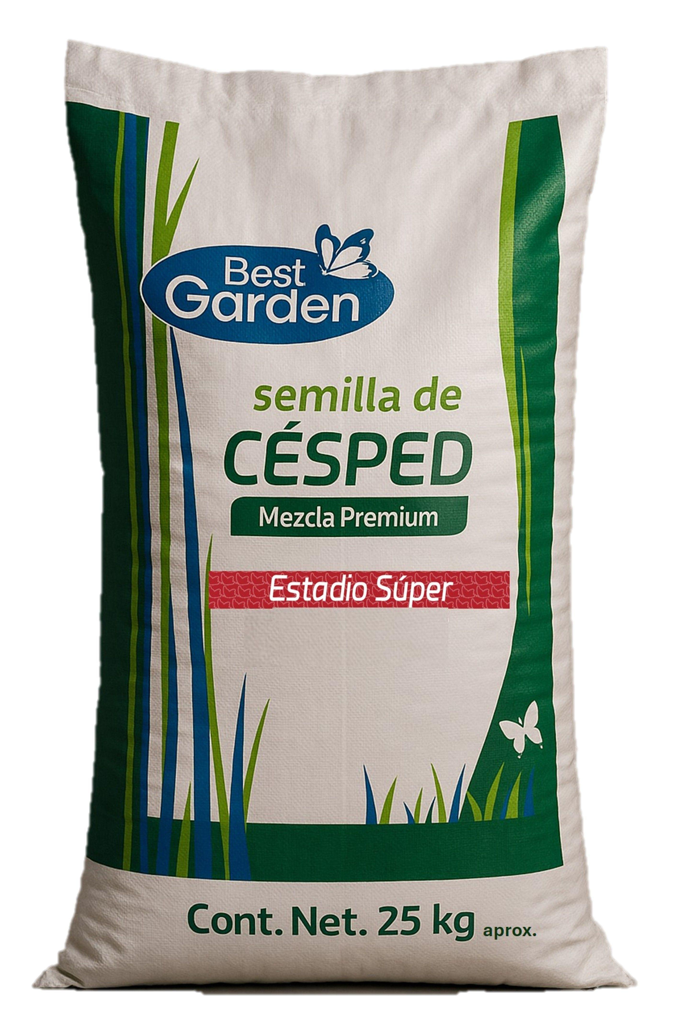 Semilla Césped Mezcla Estadio 25kgs. Best Garden-0