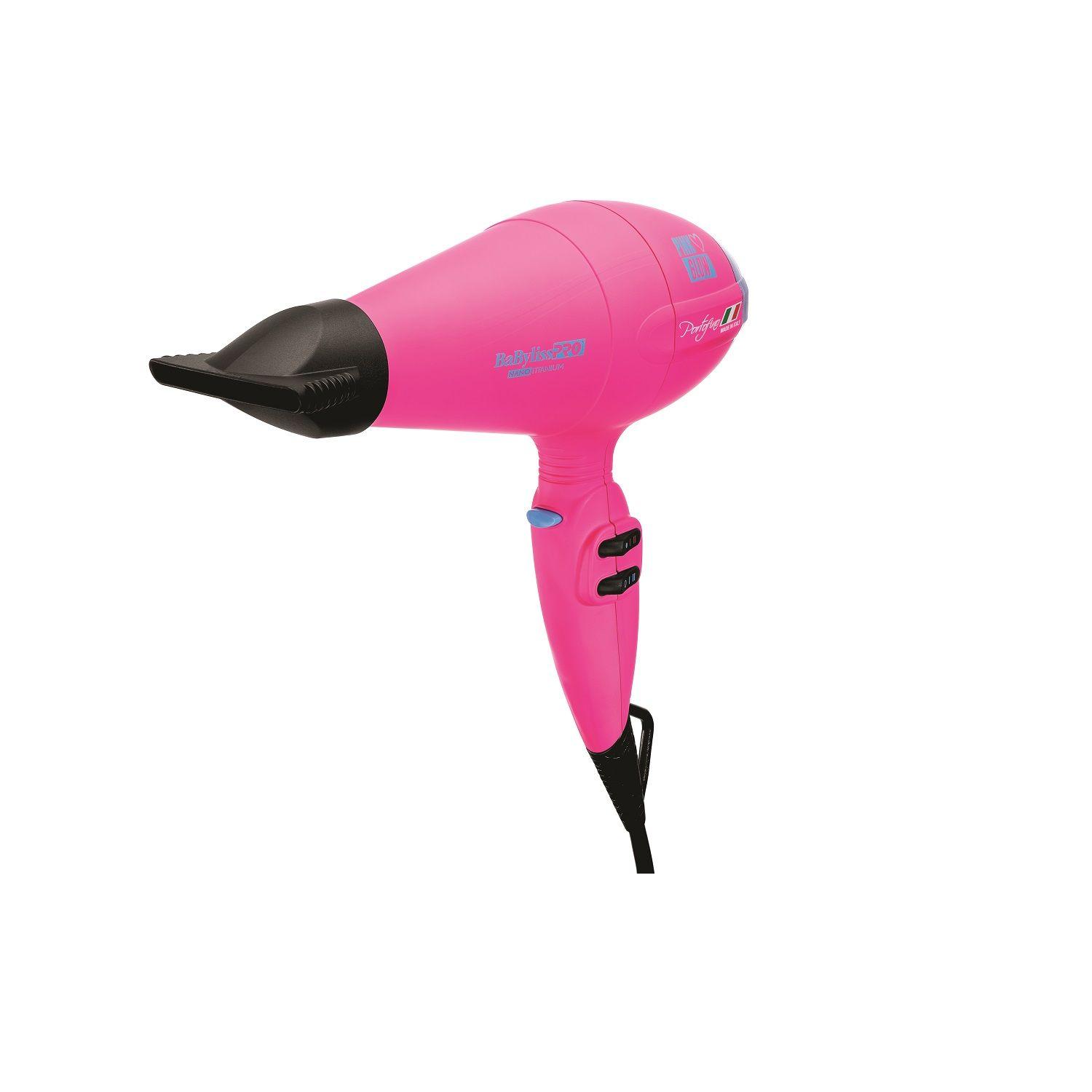 Secador Portofino 2000w Babylisspro Pink Glow-0