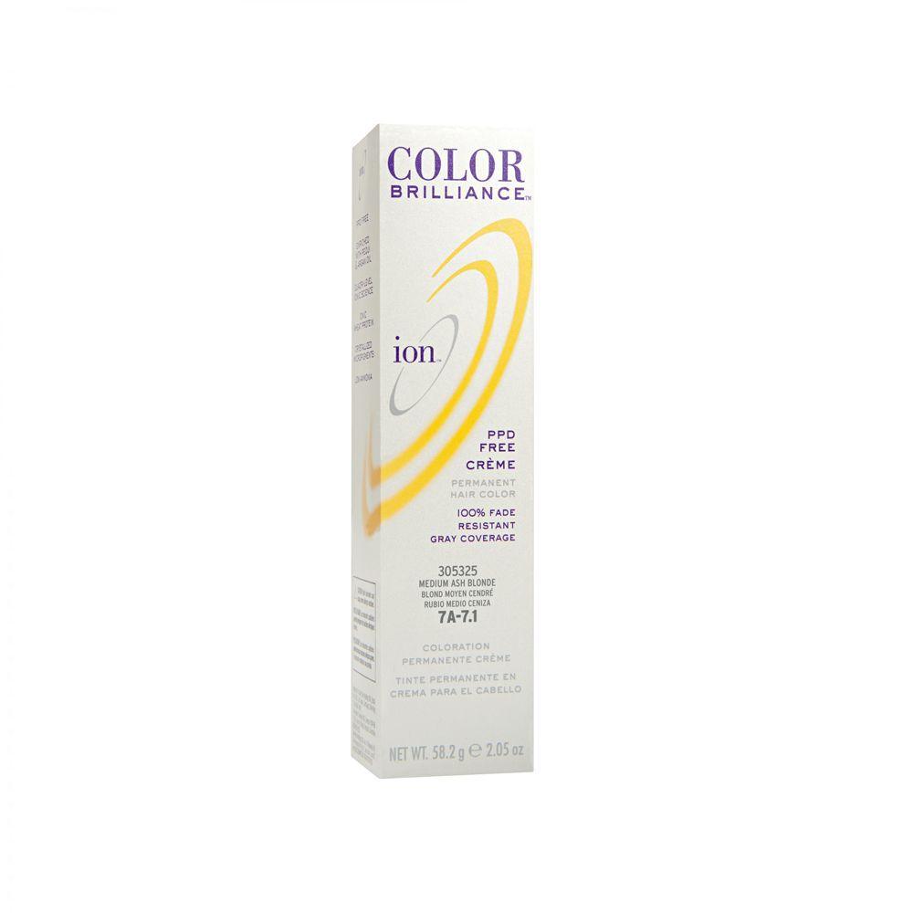 Tinte Permanente En Crema Ion Rubio medio cenizo 7A-1