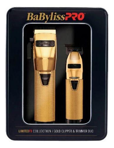 Kit Babylisspro Cortadora Y Desvelladora Gold/black-2