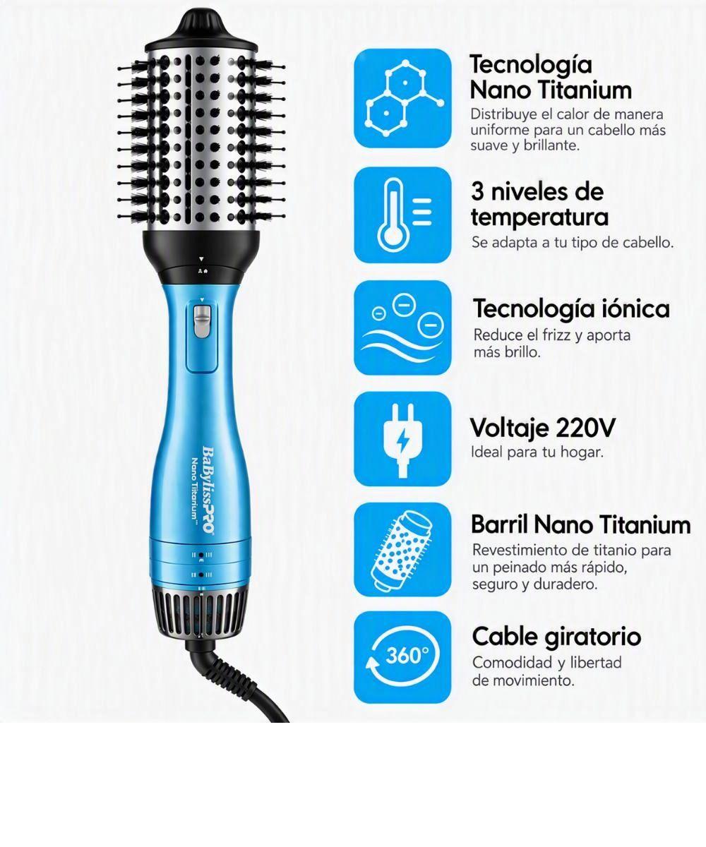 Cepillo secador BabylissPro 2 en 1-2