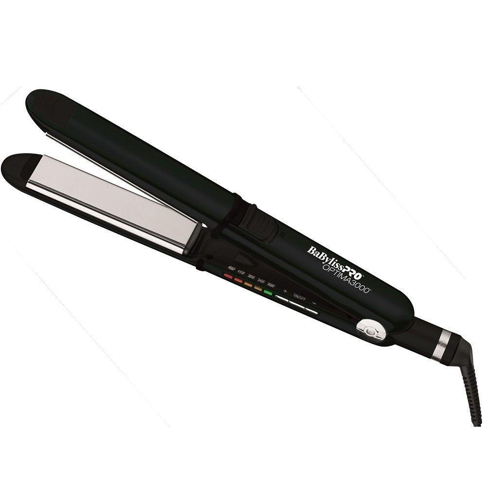 Plancha Optima 3000 BabylissPro Black 32 mm-0