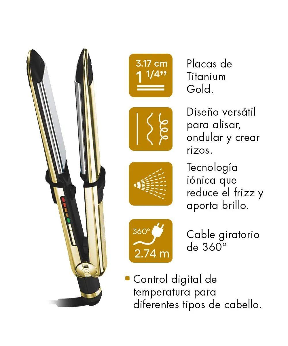 Plancha Babylisspro Óptima Gold-3