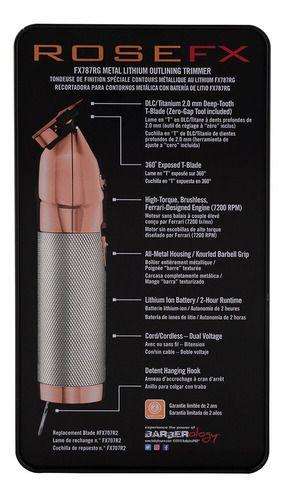 Desvelladora T-blade Babylisspro  Rose Gold-4