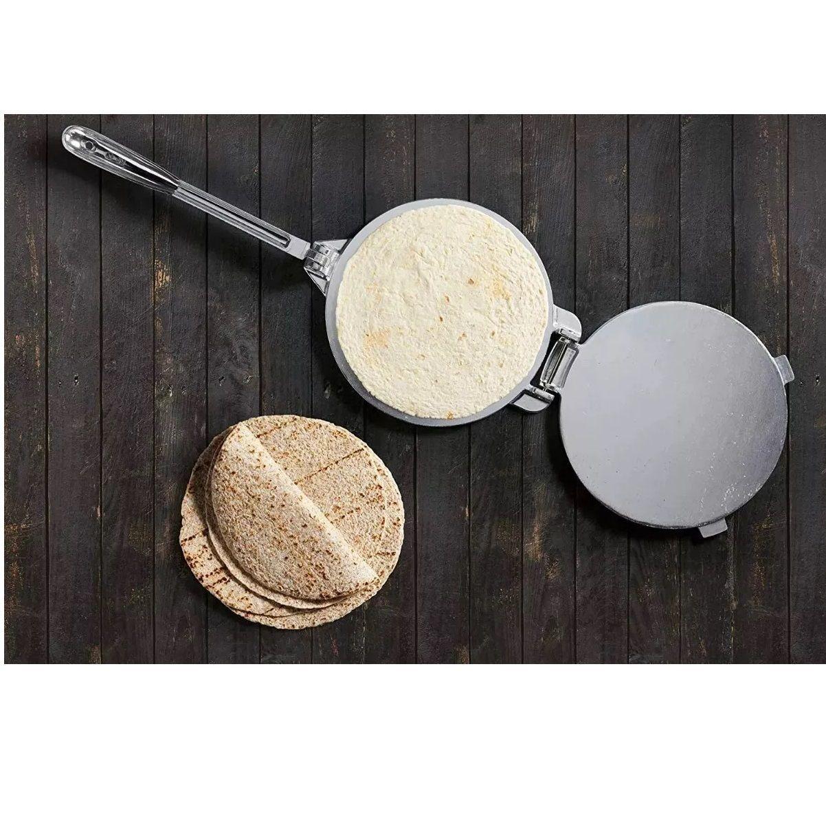 Prensa Para Tortillas Acero Inoxidable 20 cm-2