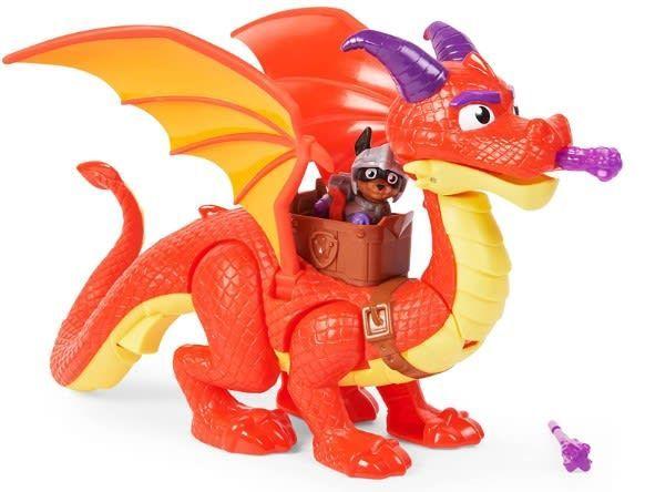 Paw Patrol Rescue Knight Sparks The Dragon Con Figura Claw-1