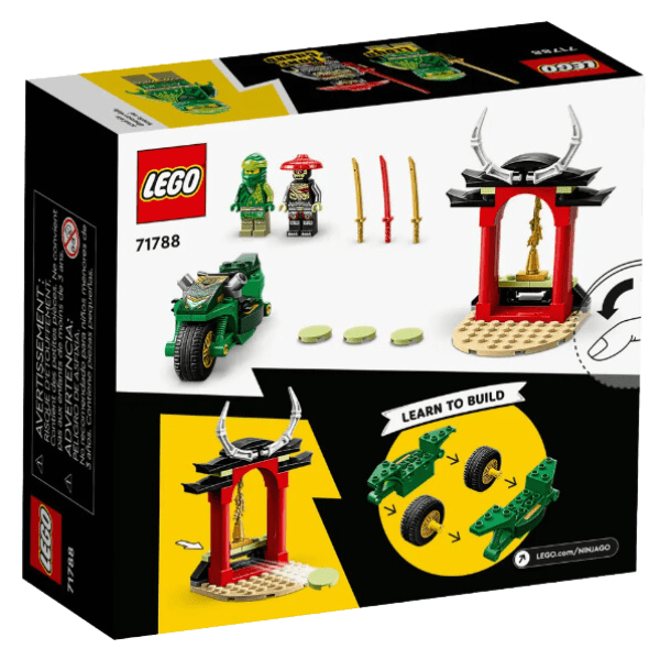 Ninjago Moto Callejera Ninja de Lloyd 64 Piezas 71788-2
