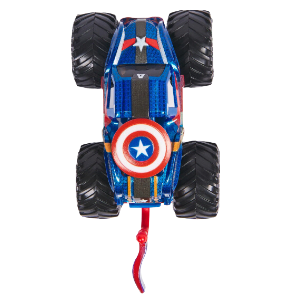 Monster Jam Vehículo 1:64 Marvel Captain America-2