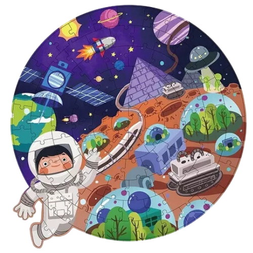 Puzzle 102 Piezas "Ciudad Extraterrestre"-1