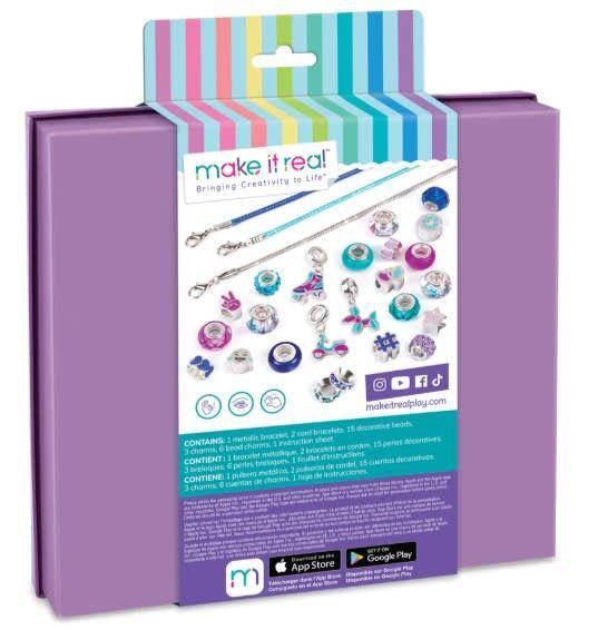 Pulseras de Charms de Halo:Puro Azul 28 Piezas-1