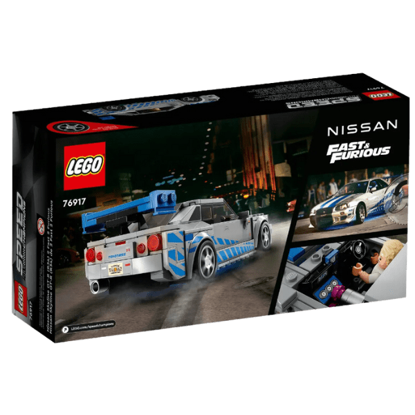 Speed Champions 2 Fast 2 Furious Nissan Skyline GT-R(R34) 319 Piezas 76917-2