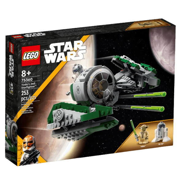 Star Wars Caza Estelar Jedi de Yoda 253 Piezas 75360-2