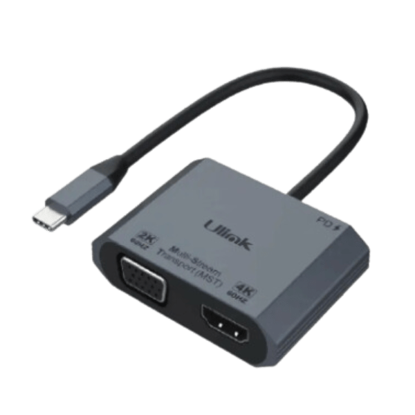 Adaptador Multipuerto USB-C a HDMI/VGA UL-ADC420V-2