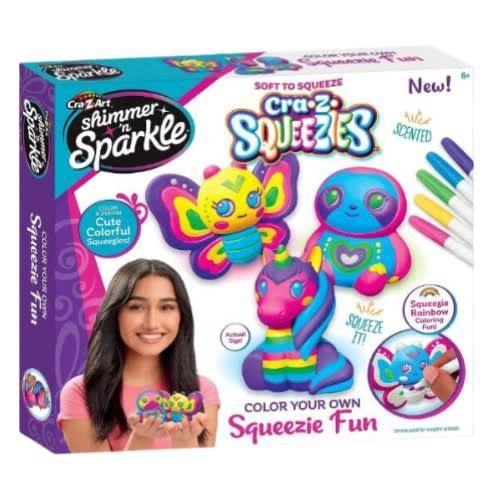 Squeezie Fun P/Colorear (3 Cra-Z-Squeezies 5 Markers)-0