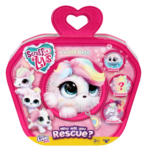 Peluche Mascota Scruff a Luvs Rescatame Pastel Pets Little Live Pets-0
