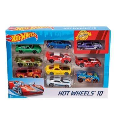 Hot Wheels 10 Vehículos Pack 10ú.-1