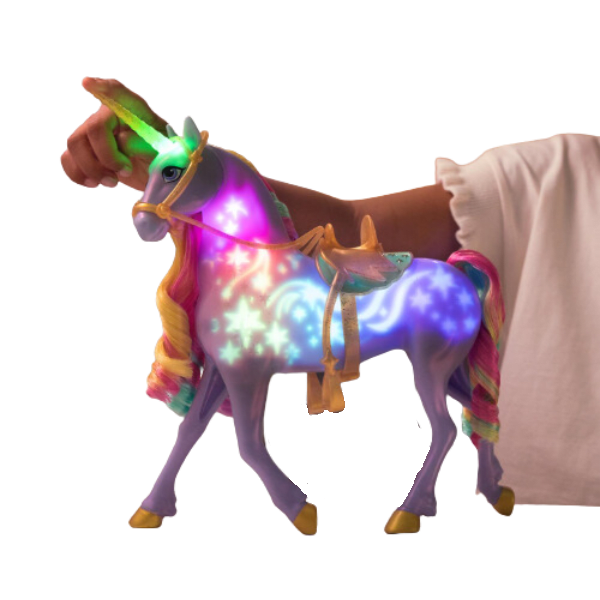 Academia Unicornio Figura Unicornio Rainbow Light-Up Wildstar-1