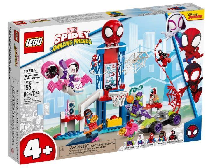 Lego Marvel Spidey Amazing Friends Cuartel General Arácnido de Spider-Man 155 Piezas 10784-0