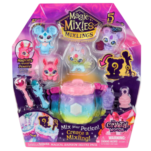 Magic Mixies Mixlings Mini Caldero Pack Deluxe Arcoiris Mágico-0