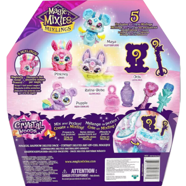 Magic Mixies Mixlings Mini Caldero Pack Deluxe Arcoiris Mágico-1